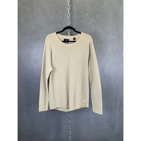 Scotch and soda Aloha London Cotton textured sweater beige XL - Picture 3 of 7